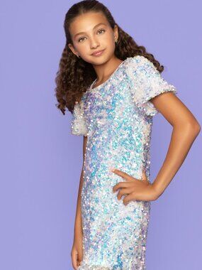 Mia NY Sequin white Dress